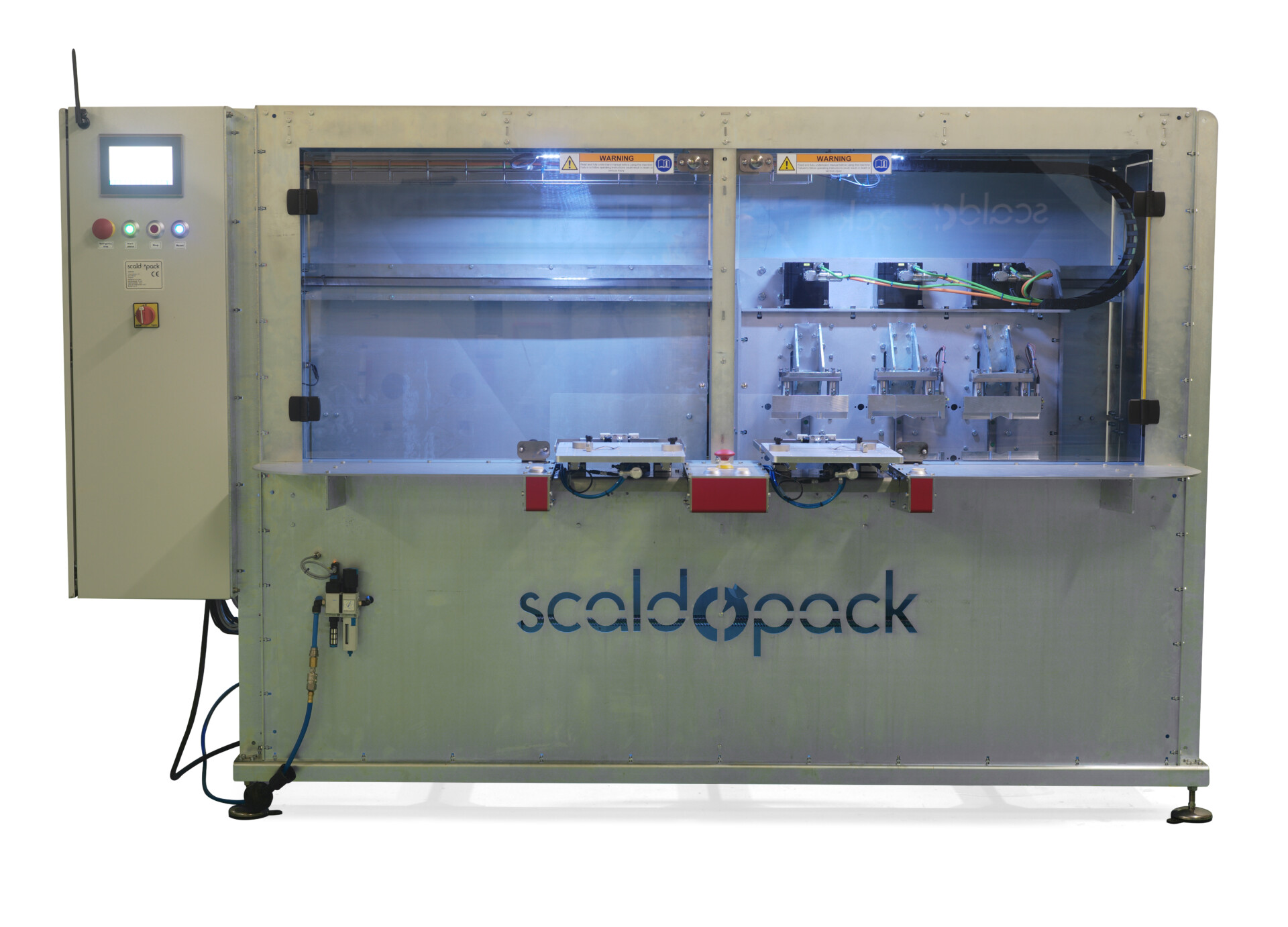 SI-Lab Spout inserting machine Scaldopack